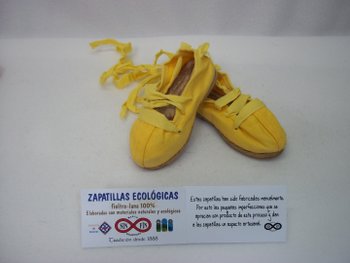 Alpargata nava amarilla 1