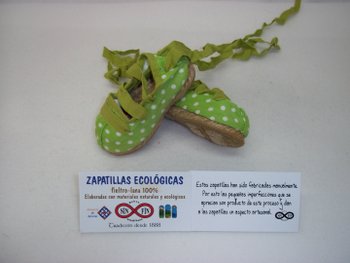 Alpargata nava verde lunares 1