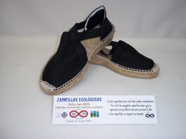 Alpargata cruzada con elástico 